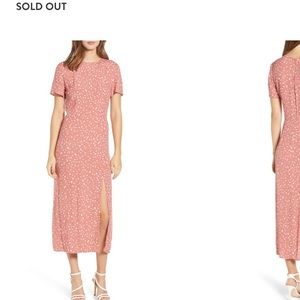 Leith Print Midi Dress